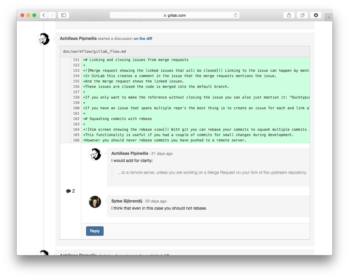 Gitlab flow · Workflow · Help · GitLab
